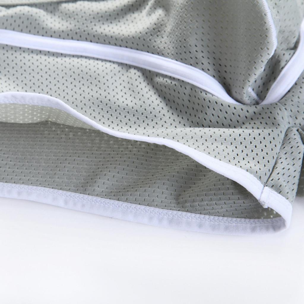 WJ/Net Pánské letní boxerky s nízkým pasem - Síťovina z ledového hedvábí, Prodyšné, Rozkrok z čisté bavlny