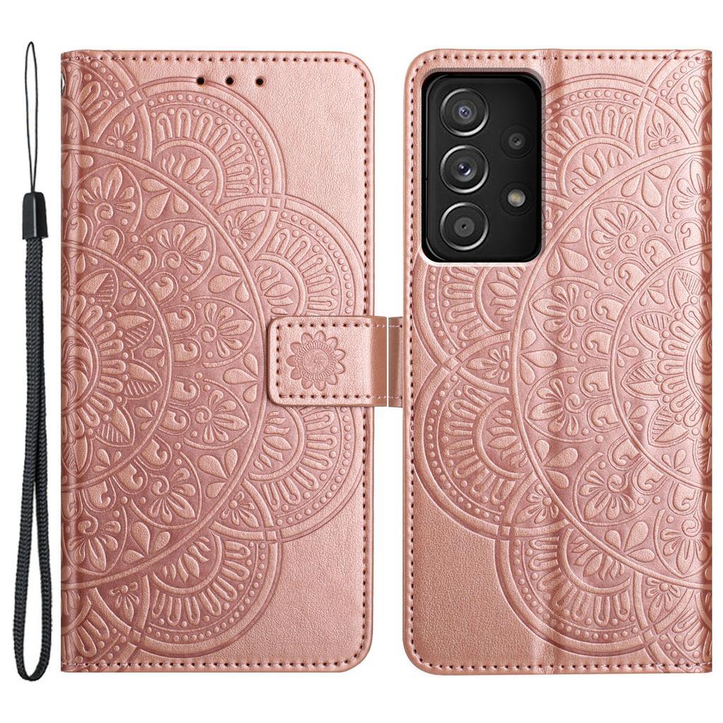 Pour Samsung Galaxy A73 5G Étui en Cuir Porte-Cartes Support Portefeuille Housse de Téléphone
