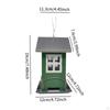 Outdoor Bird Feeder Garden Decor,Weather Resistant,Hanging Metal Food Container for Courtyard