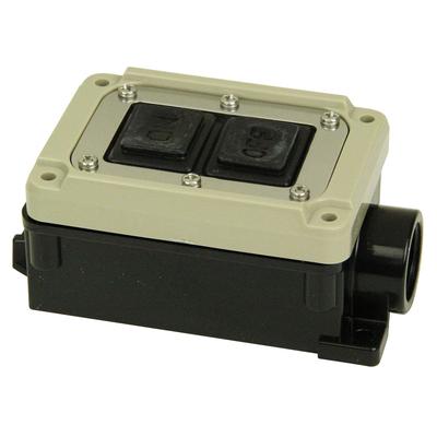 Kasuga Electric WPBS222 Push Button Weatherproof Recessed Type Switch,