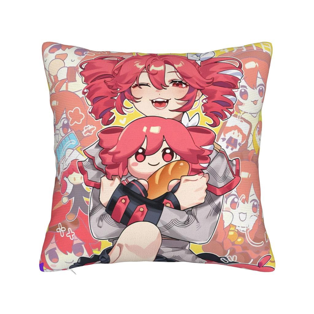 Teto Kasane Chibi Cartoon Anime Pillow Case Morden Pillow Cover Graphic Pillowcases For Sofa Bedroom Home Decor