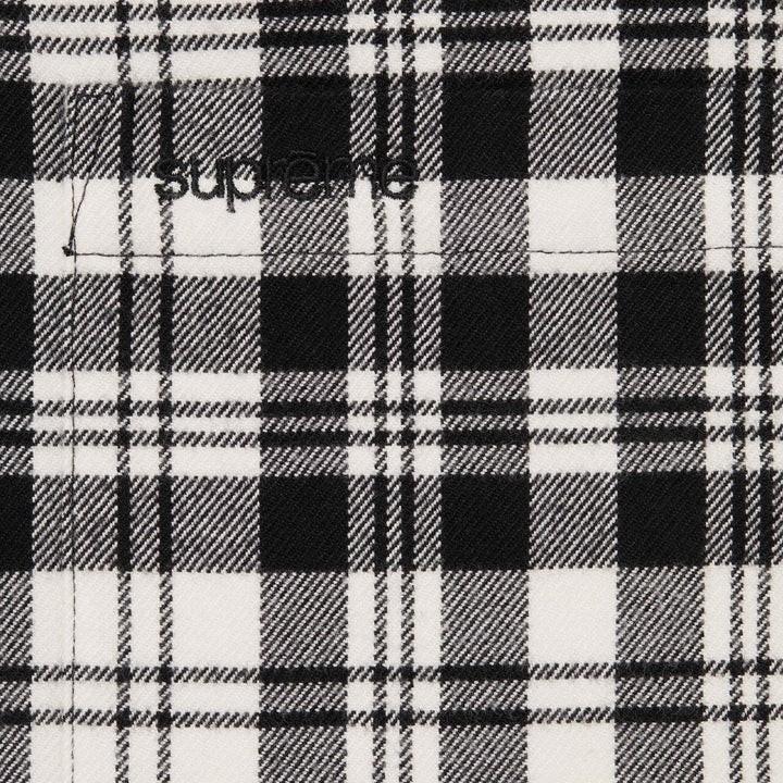 Supreme Plaid Flannel Shirt White