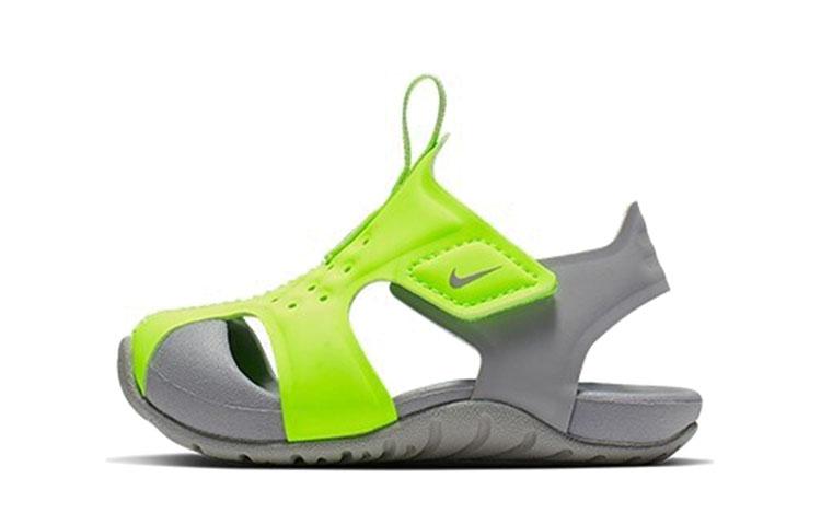 

Nike Sunray Protect 2 Low top Toddler Shoes Green Gray Infant And Toddler 943827-701 21