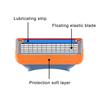New 4Pcs/Lot Razor Blades For Men Sharp Trimmer Straight Razor  Manual Five Layer Shaver