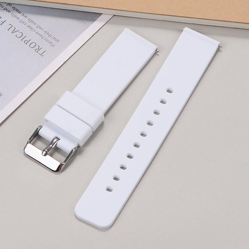 Snabbkopplingsbart Silikonarmband för Samsung & Huawei GT Smartklockor (16-24 mm) Tillgänglig nu