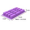 6-Cavity 12-Cavity Square Silicone Mold Baking Soap Making Chocolate Candy Cookie Crafting