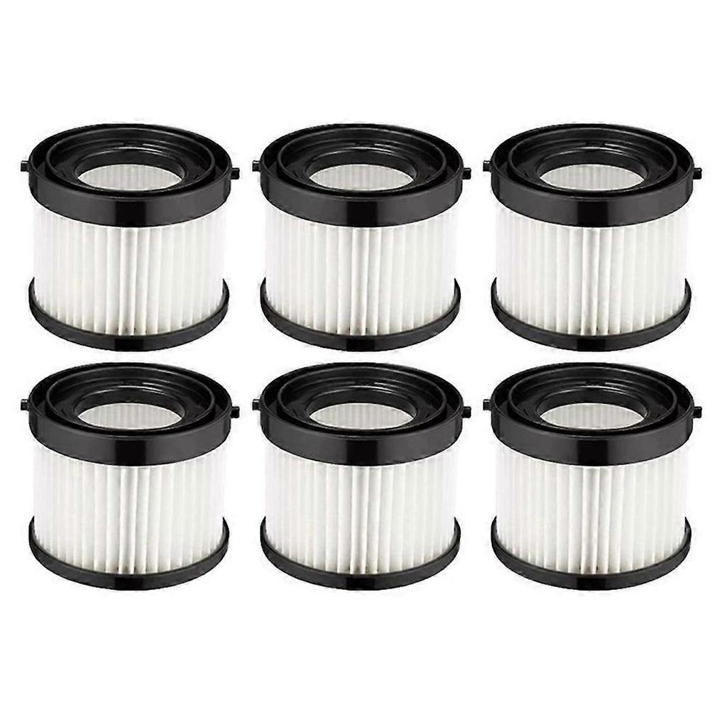 6Pack 49-90-0160 Replacement HEPA Filter for Milwaukee 49-90-0160 0882-20 M18 Compact Vacuum Cleaning
