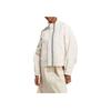 adidas Originals Trifoglio Solido Collo Alto Zip Intera Giacca Maniche Lunghe Donna Giacche Bianco IC5446