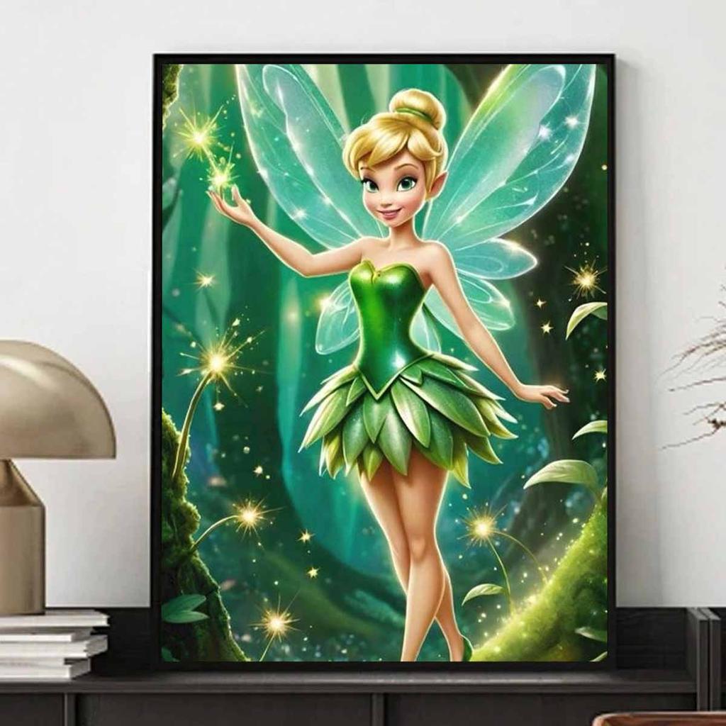 DIY Diamond Painting Flower Fairy Cross Stitch Kit Mosaic Art Diamond Painting Full Circle Diamond Home Decoration