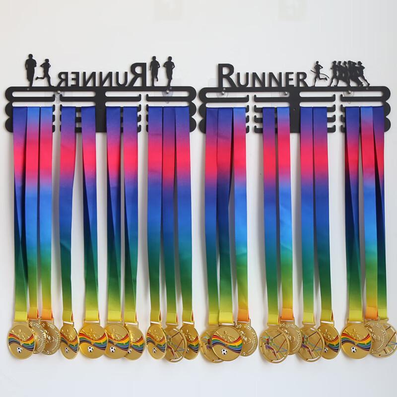 Iron Art Marathon Medal & Trophy Display Rack