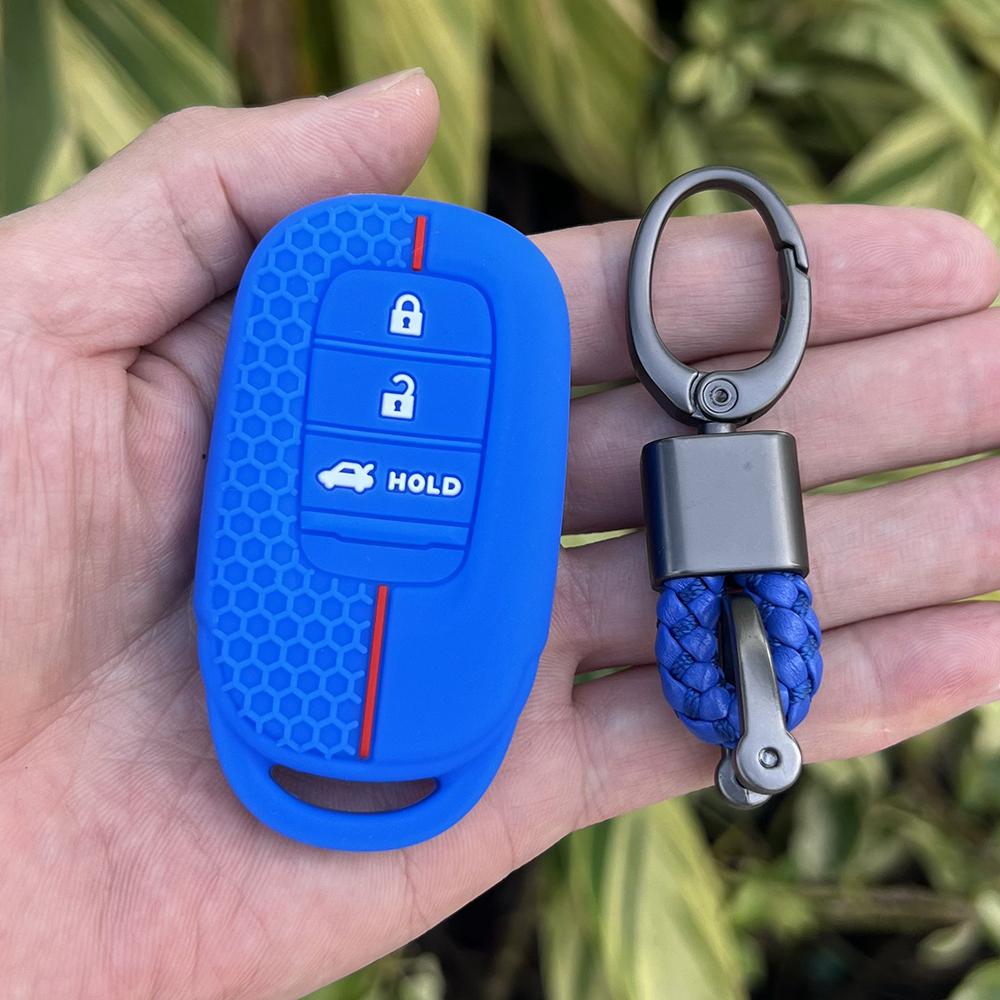 Silicone Car Key Case Soft Remote Cover Protector for HONDA CIVIC 11th Gen VE-1 Accord 2021 2022 Accord Vezel Pilot Freed CRV
