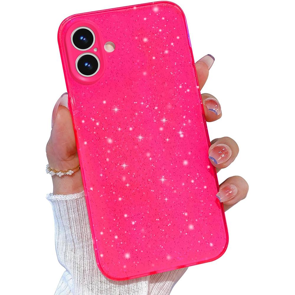 

Чехол с розовыми блестками для Iphone Air 17 Pro Max 16E 16 E 15 Plus 14 13 12 11 X Xs Xr Se 2022 2020 8 7 Милый женский чехол для телефона, аксессуары For iPhone 7 розы красного