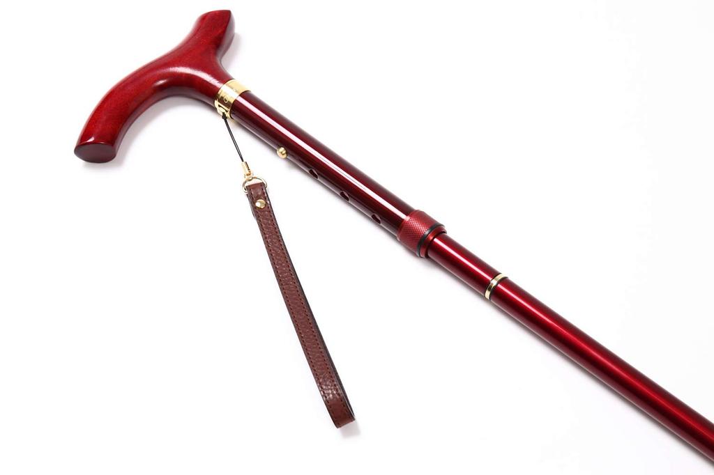 Cherry Mountain Tsuchiya Sangyo Carbon Aluminum Walking Slim and comfortable for extended folding length S size suitable for heights of approximately