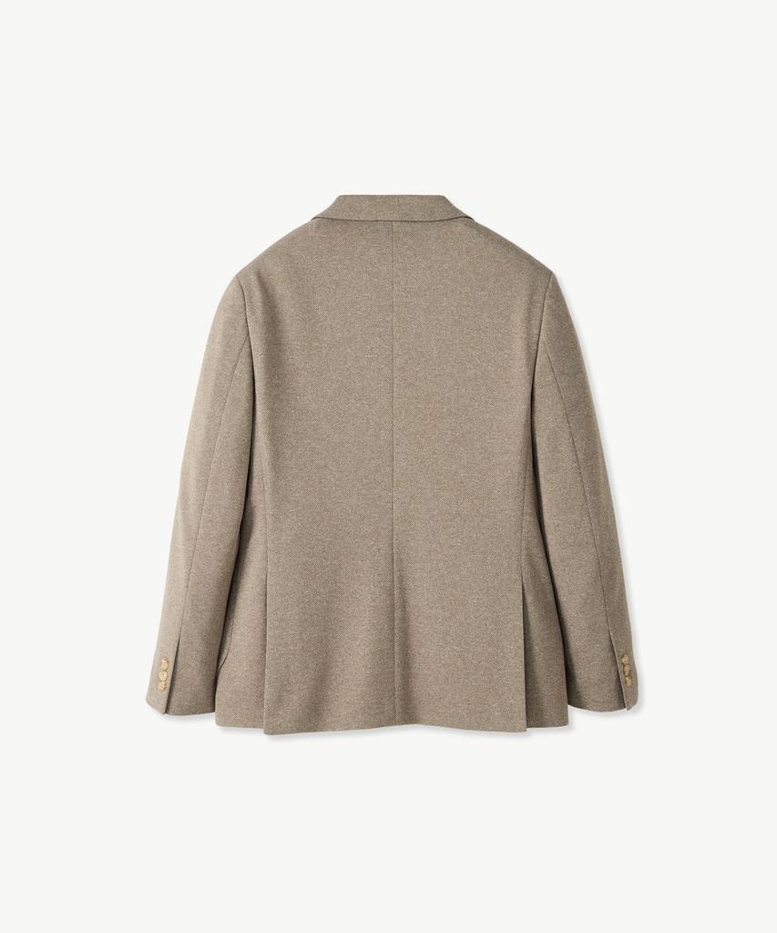 STCO Diems Birdseye Knit Classic Jacket_Beige (Classic Fit)_Djavc02Csd