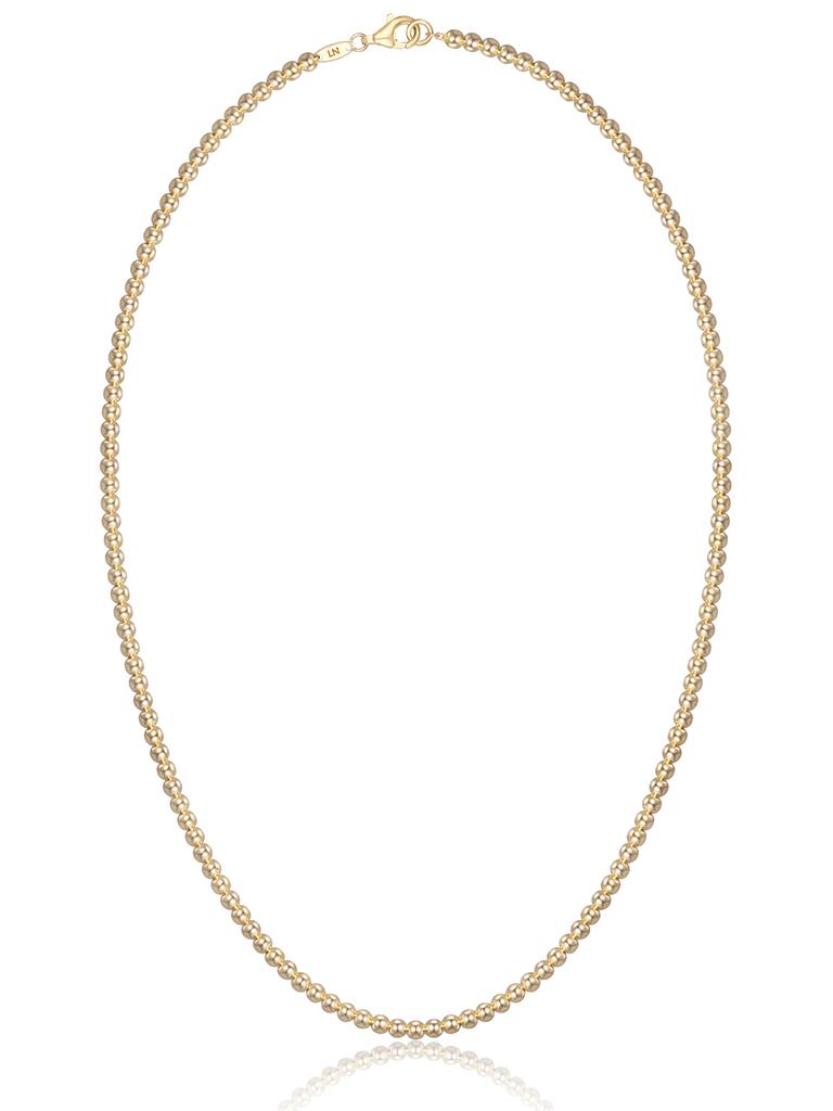 Lunne Silver 925 3Mm Trace Ball Necklace #Lsn70