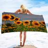 Sunflower Oversized Sand Free Beach Towel Large Quick Dry Beach Towels Bath Beach Pool Gym Travel Bath Towel for Swimming Sports