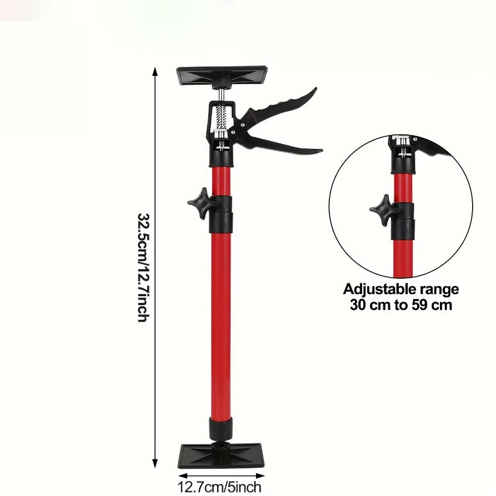 1pc Steel Labor-Saving Arm Jack Adjustable Length Lifter Time-Saving Quick Support Pole  Home