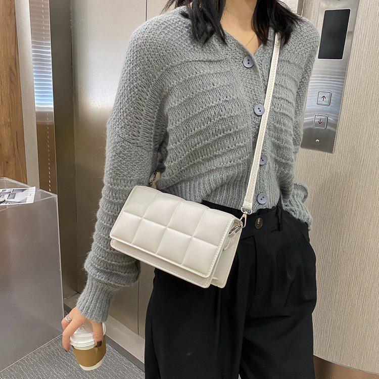 Borsa a Tracolla e a Spalla da Donna Trendy Coreana Minimalista 2025 - Stile Quadrato Piccolo