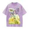 The Apothecary Diaries Maomao Jinshi Printed Tee Men Women Washed T-shirts Cotton T Shirt Short Sleeve Clothing Harajuku Tshirt