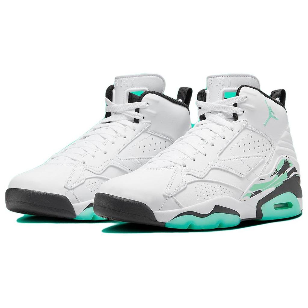 Air Jordan MVP Blanco Verde Resplandor Zapatillas Hombre Negro DZ4475-103
