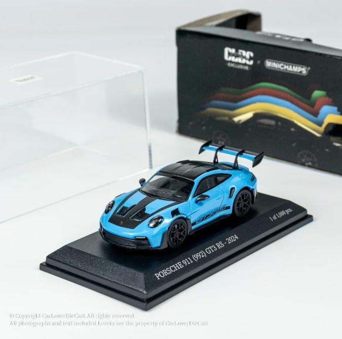 MINICHAMPS 1/64 Porsche 911 (992) GT3 RS Die-Cast Car Model Simulation Static Display Cars Collection Alloy Cars Model Boy Gift