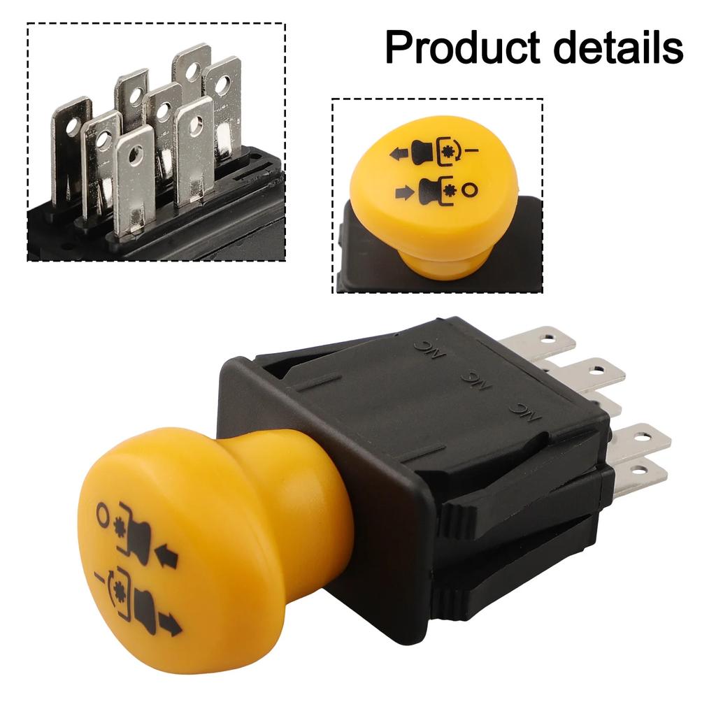 Durability Tested Switch Blade Clutch PTO Switch For Outdoor Equipment Plastic Material Easy Installation High Capacity