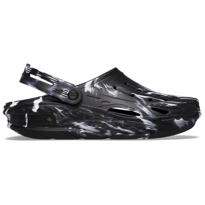 Crocs EVA Comfortable Hole Shoes Unisex Black White