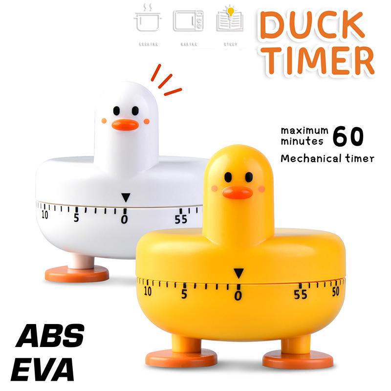 Cartoon Duck Timer 60 Minute Kitchen Baking Countdown Reminder Learning