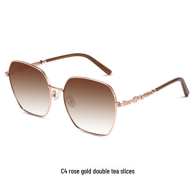 Unisex Gradient Oversized Polarized Sunglasses 8717: Fashionable & UV Protection