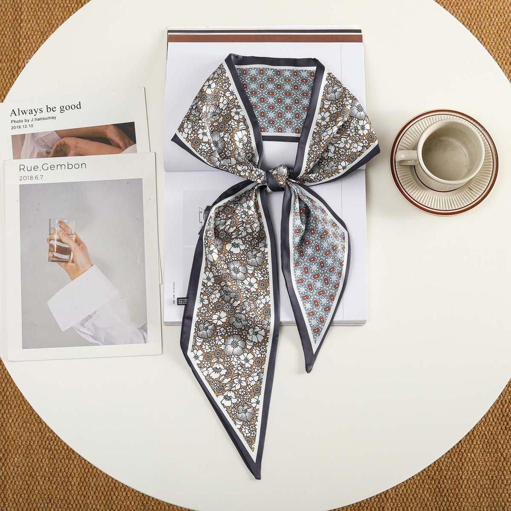 Trendy Silk-Like Ribbon Headband & Scarf: Multi-functional Hair Tie, Headscarf, Waistband - Hot Fashion Item