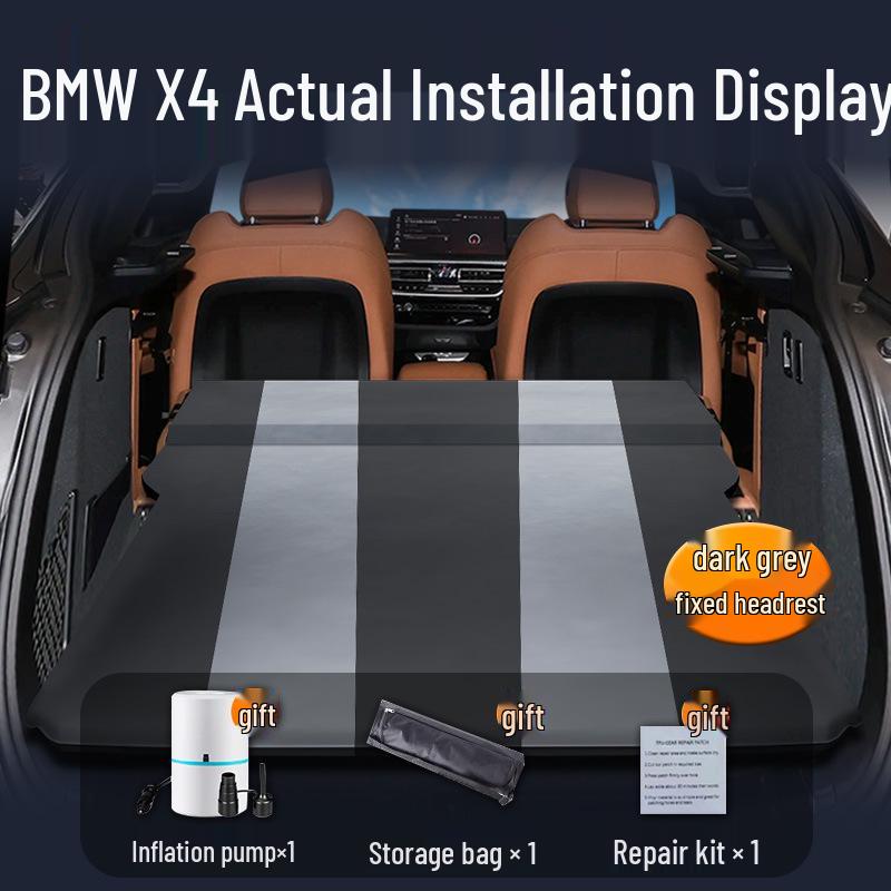 Inflatable Car Mattress for BMW X4 - Rear Seat & Trunk Sleeping Pad