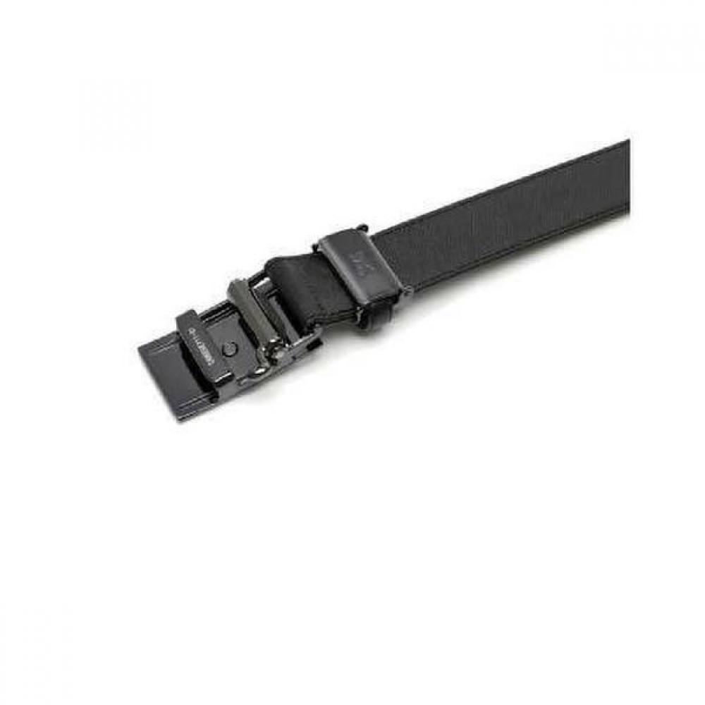 Daks Black Buckle Logo Pattern Leather Belt Dbbe1e711bk