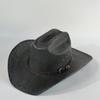 Cappello da cowboy in paglia rigida da uomo cappello da pascolo a tesa larga da donna cowboy tinta unita cappello da sole estivo confezione in scatola sombrero vaquero hombre