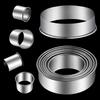 Stainless Steel 11-Piece Round Cookie and Mousse Cutter Set