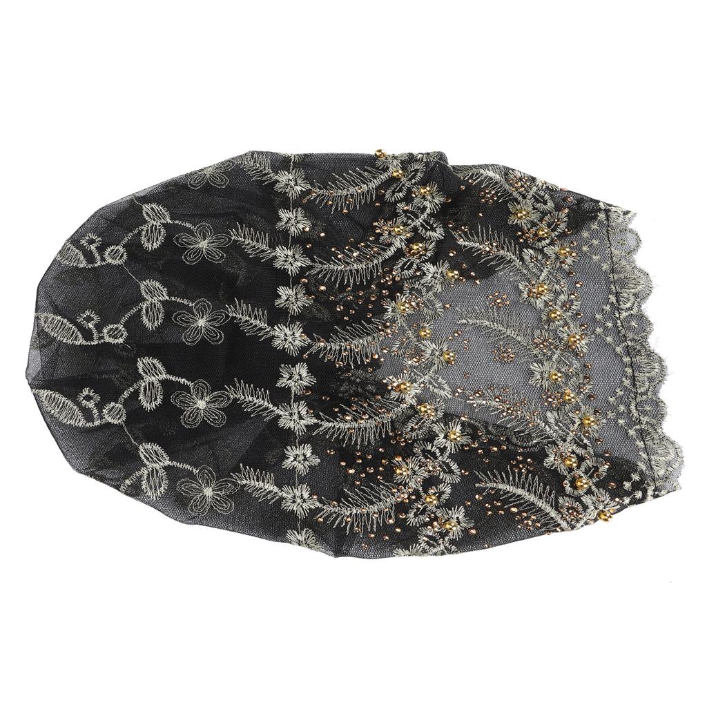 Turban Head Wraps Stylish Elegant Embroidered European Retro Hat for Women