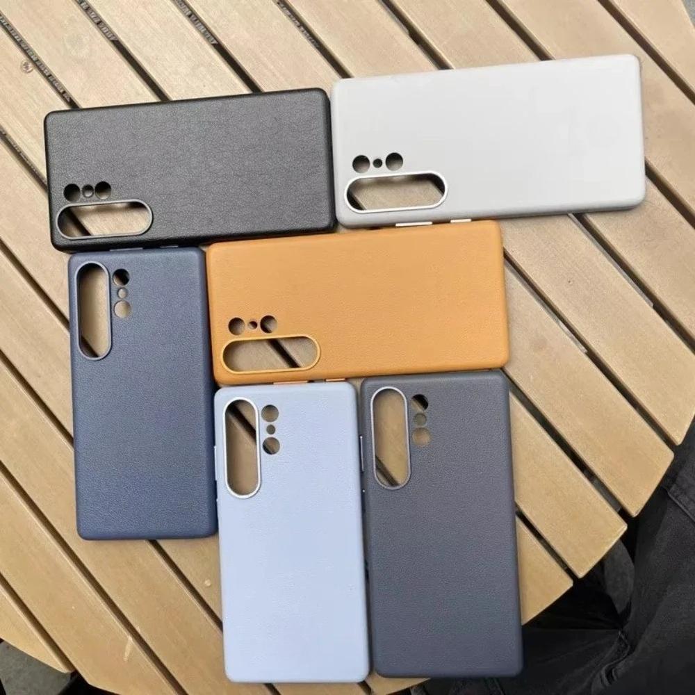 High-end Business Leather Magnetic Case for Samsung Galaxy S26 Ultra Plus S25 Ultra Wireless Charge Shockproof Protective Cover