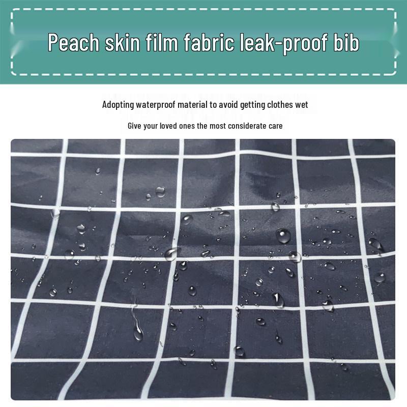 Waterproof 3D Leak-Proof Adult Bib for Elderly Patients