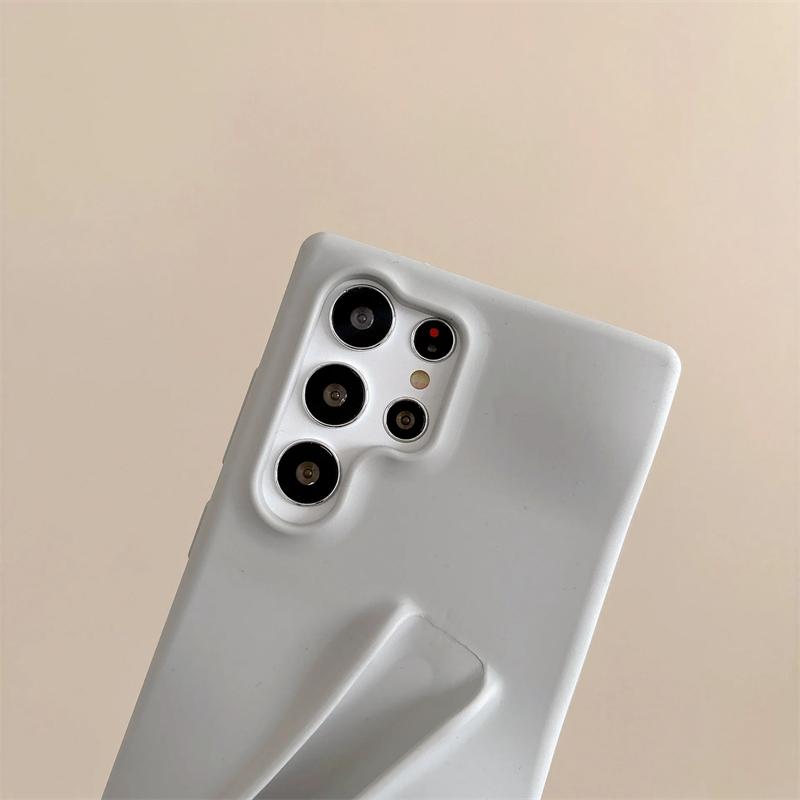 Lustiger Lipgloss-Halter, Silikon-Lippenstift-Lippenschutz, Handyhülle für Samsung Galaxy S23 Plus S24 S24 Ultra A14 A54 A15 4G/5G