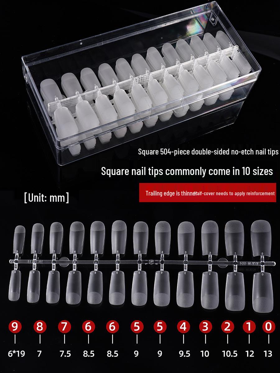 

Советы для ногтей: Ультратонкие, бесшовные матовые квадратные и миндалевидные накладные ногти