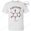 New Men's T-shirt Classic Short Sleeved Shirt COFFEE ECG EKG Summer Top Casual T-shirt CAFFEINE MEME Casual Women Tee Shirt Tops