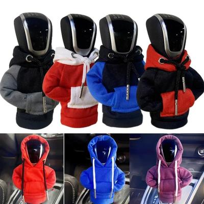 Sudadera con capucha, cubierta de palanca de cambios de coche, sudadera con capucha de cambio de marchas de moda, cubierta de perilla de palanca de cambios de coche, sudadera con mango Manual, cubierta de palanca de cambio