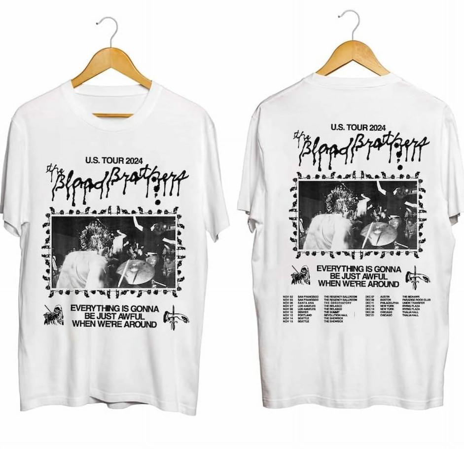 The Blood Brothers 2026 Tour T-shirt size S-5XL S