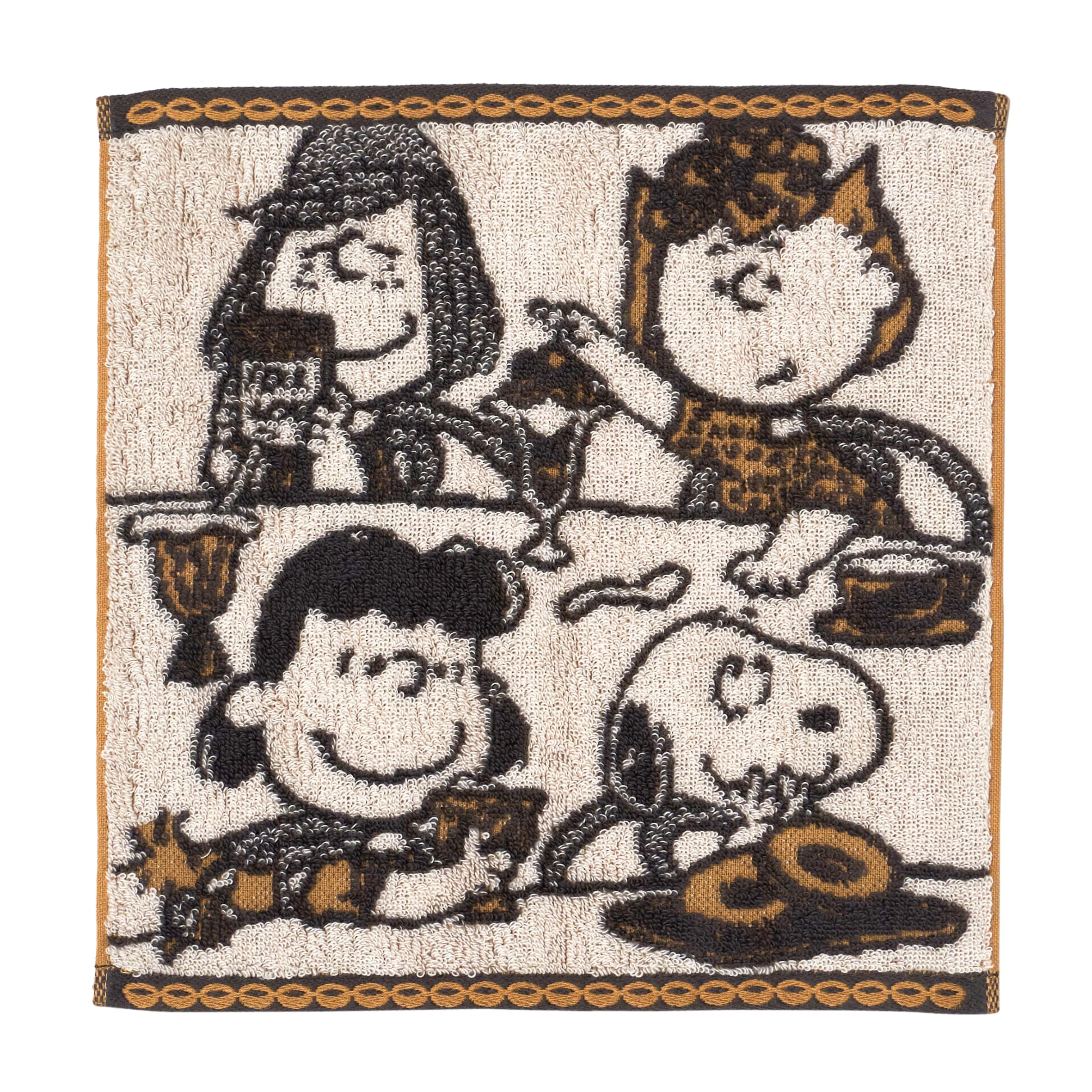 Nishikawa Snoopy Mini Towel 25 x 25 cm Washable Cotton Beige XT46706660 PN6613TW Donut 100% бежевый