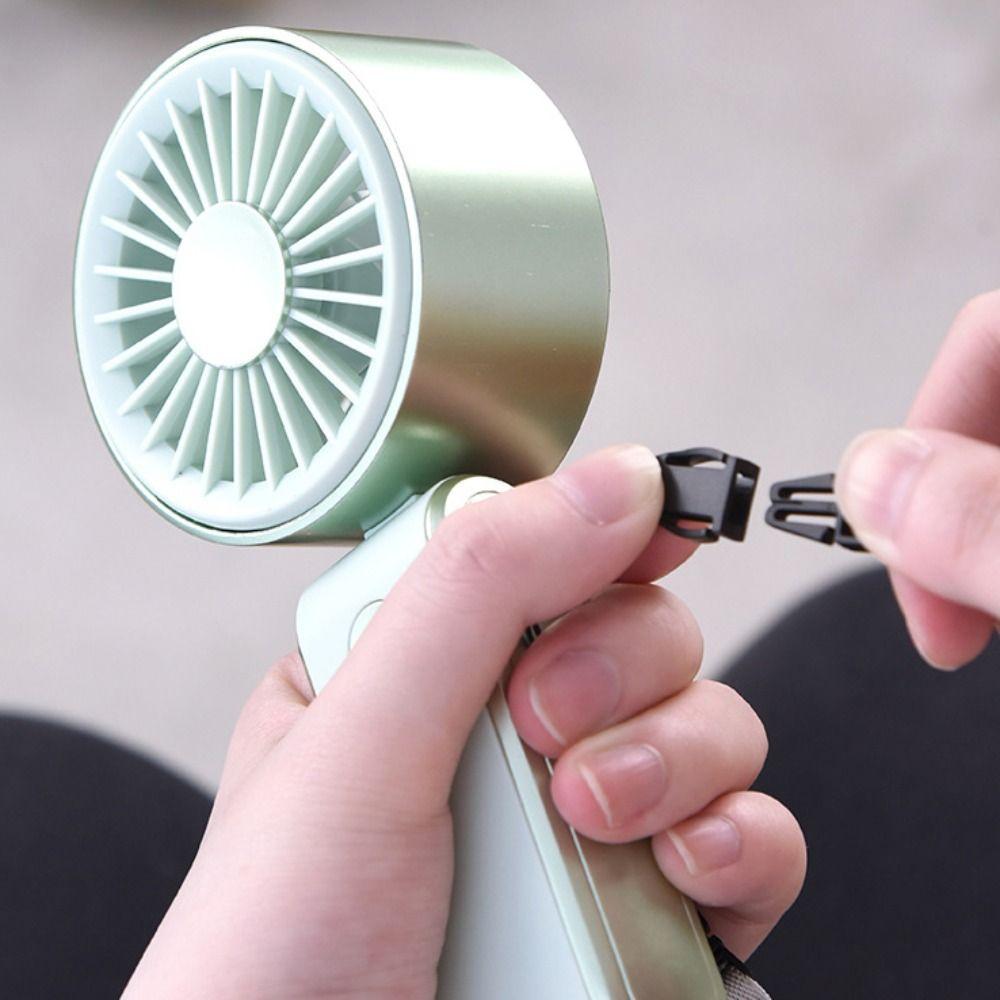Quiet Operation Handheld Mini Fan 3 Speeds Neck Hanging Small Fan Portable Electric Fan  Camping