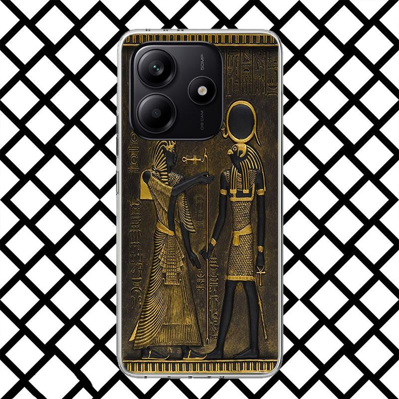 

Egypt Nefertiti Anubis Pharaoh Phone Case for Xiaomi Redmi Note 15 14 14S 13 12 12S 11 Pro Plus 11E 11T 11S 10S 5G Soft Cover Fu Redmi Note 12 4G