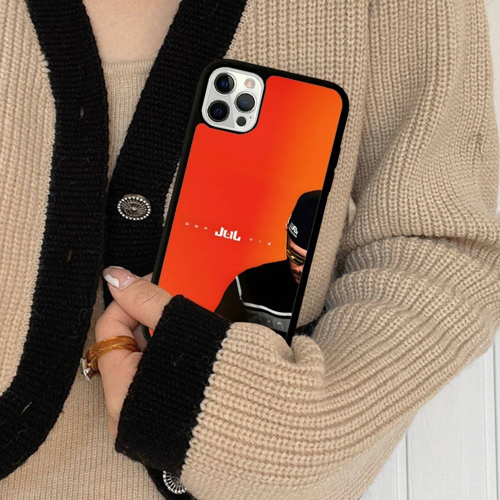 Rapper J-JuL C'est Pas Des Lol Phone Case Wireless Charging PC+TPU For IPhone 11 12 13 14 15 16 17 Pro Max Plus Case