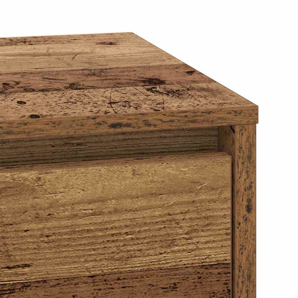 Nightstand Set (2 pcs) Reclaimed Wood Look 39 x 34.5 x 50 cm Engineered Wood