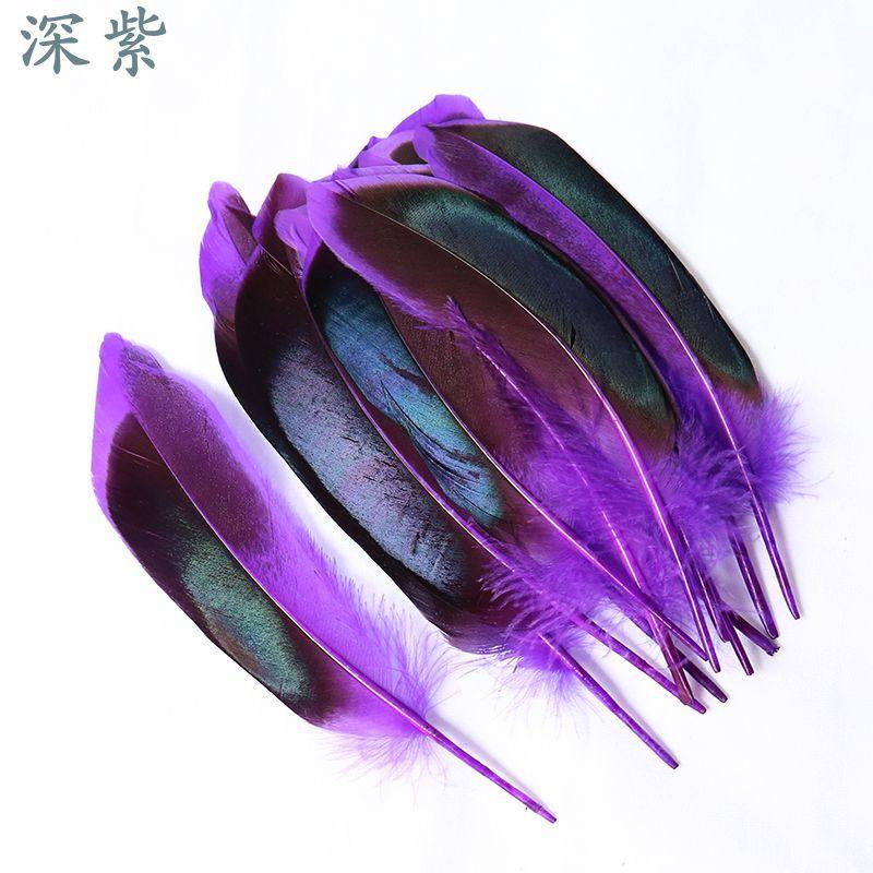 

20 PCS Natural High Quality Wild Duck Feathers 4-6 Inches / 10-15cm Long, Diy Pheasant Feather Jewelry Decorative Accessories