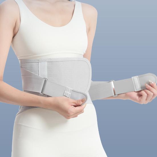 Breathable Back Support Brace, Adjustable Waist Wrap for Lower Back Pain Relief, Herniated Disc, Lumbar Compression Belt for Sports, Fitness
