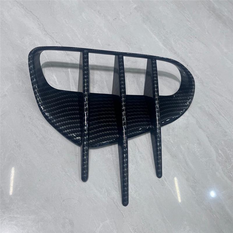 A28G-For KIA Stinger Front Bumper Side Vent Spoiler Bumper Canard Covers Car Accessories